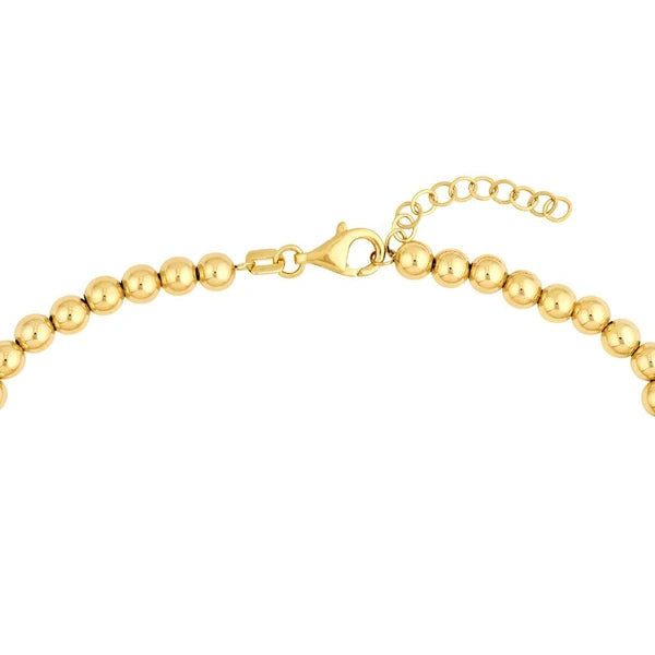 4mm Beaded Adjustable Chain Bracelet