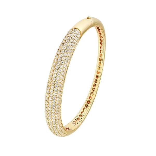 Diamond Pavé Bangle (5-1/5tcw)