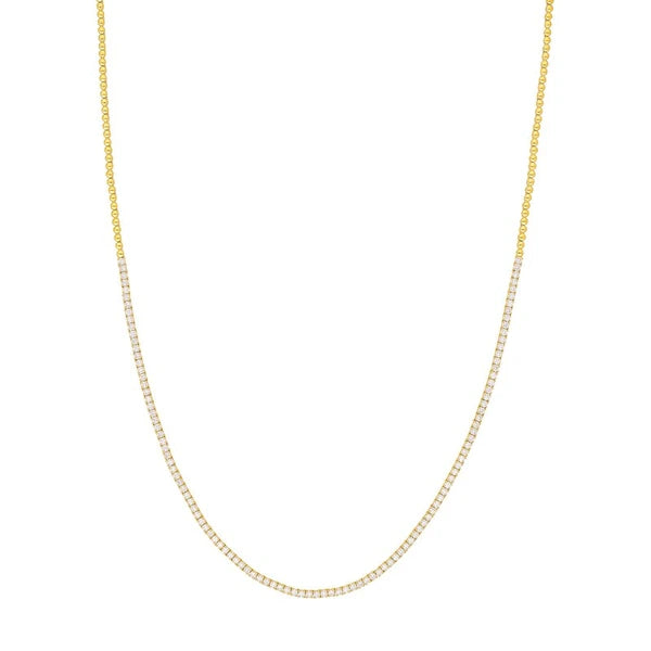 Diamond Half Tennis Necklace (2-1/8tcw)