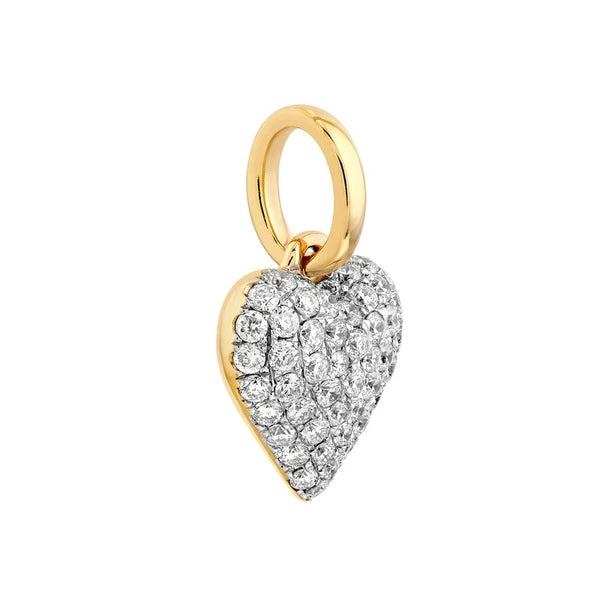 Pavé Diamond Heart Pendant (3/8tcw)