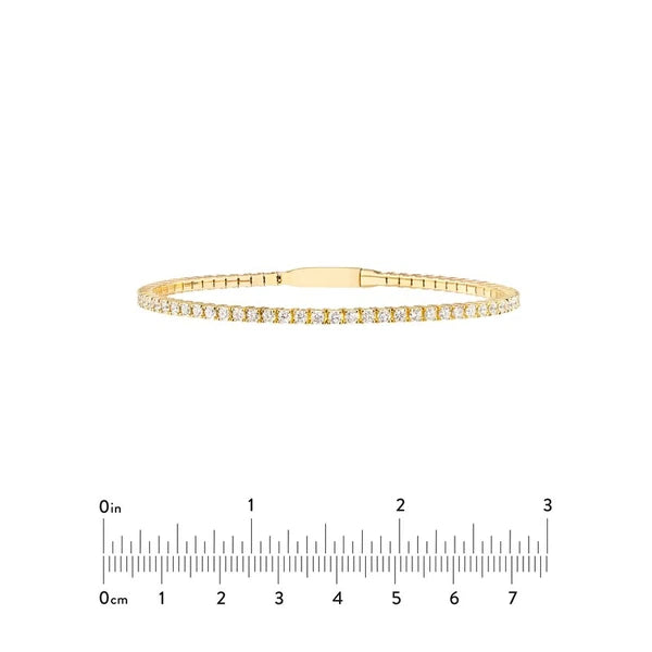 Diamond Eternity Flex Tennis Bracelet (2-3/4tcw)