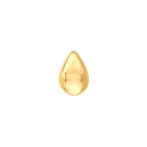 Polished Teardrop Stud Earrings