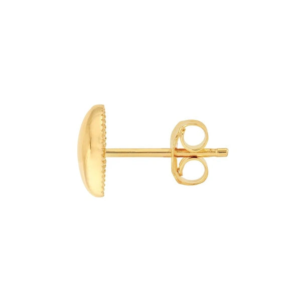 Polished Teardrop Stud Earrings