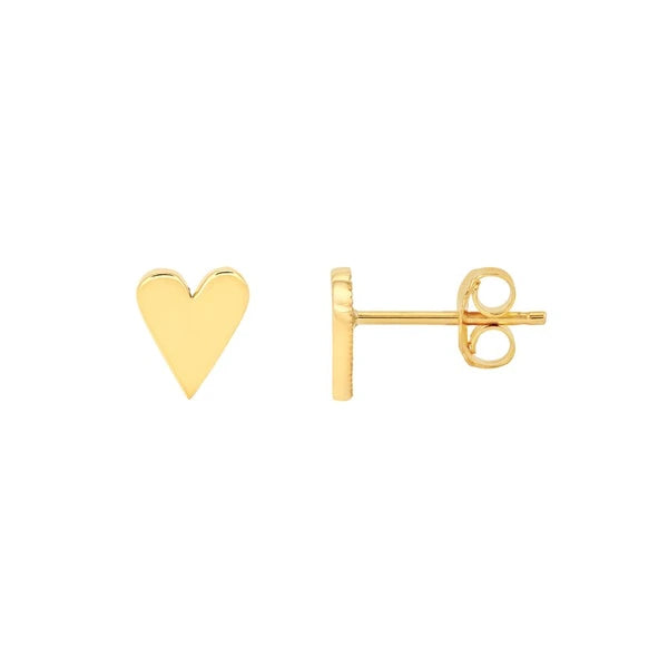 Heart Stud Earrings