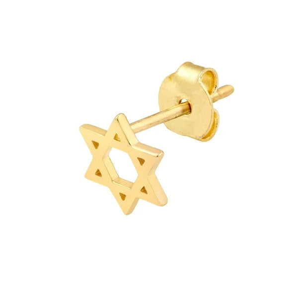 Star of David Stud Earrings