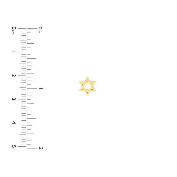 Star of David Stud Earrings