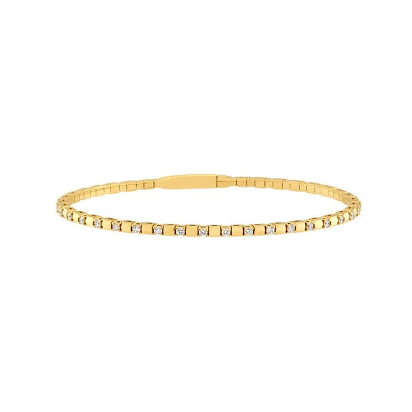 7/8tcw AlterN/Ating Diamond and Square Link Flex Bracelet