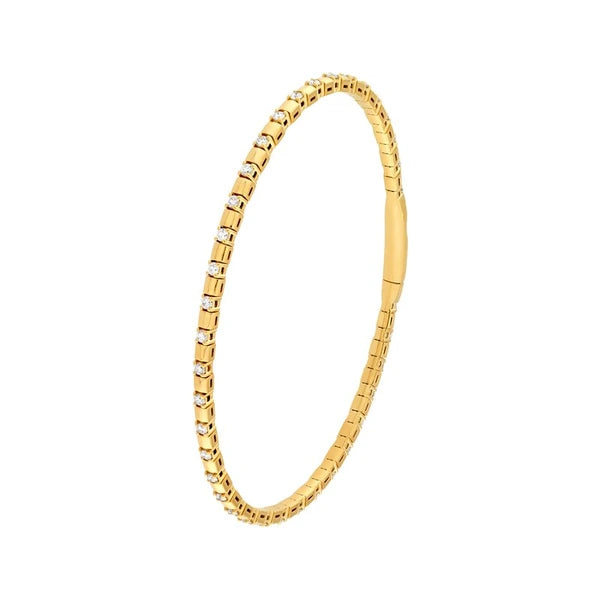 7/8tcw AlterN/Ating Diamond and Square Link Flex Bracelet