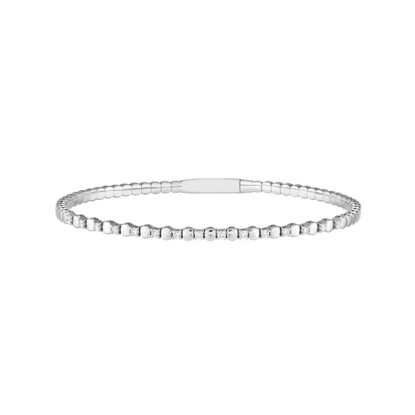 1/3tcw AlterN/Ating Diamond and Round Link Flex Bracelet