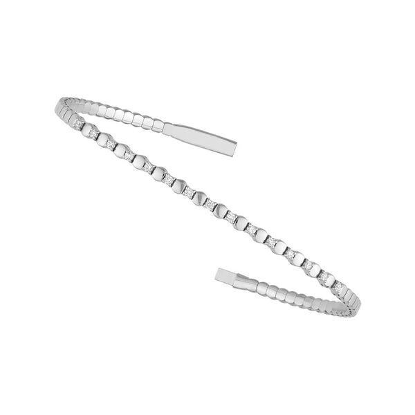 1/3tcw AlterN/Ating Diamond and Round Link Flex Bracelet