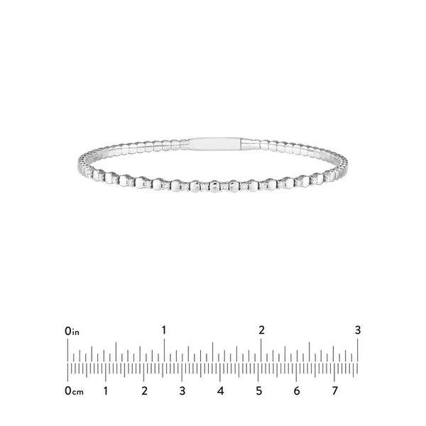 1/3tcw AlterN/Ating Diamond and Round Link Flex Bracelet