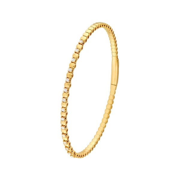 1/3tcw AlterN/Ating Diamond and Round Link Flex Bracelet