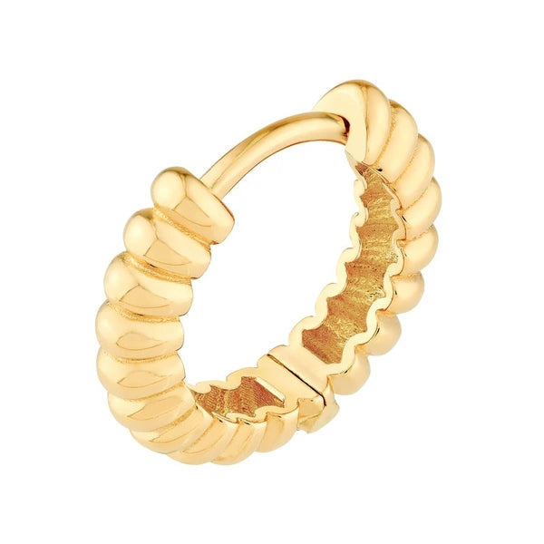 Rope Round Hoop Earrings
