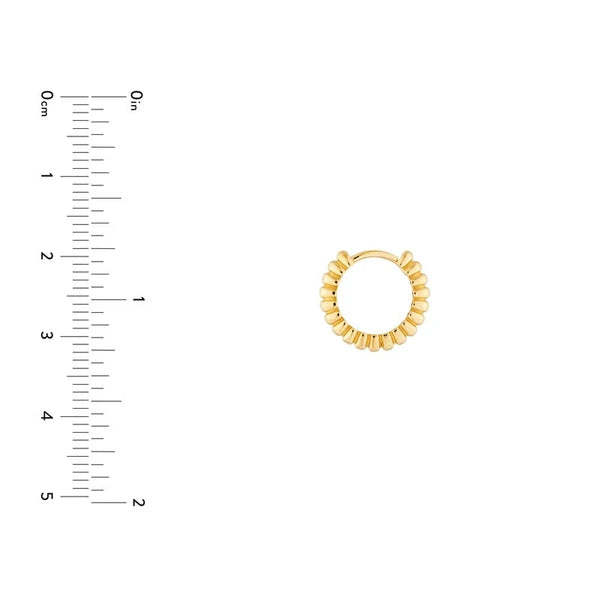 Rope Round Hoop Earrings