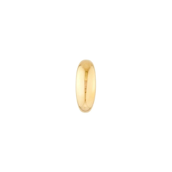 Polished Open Hoop Earrings