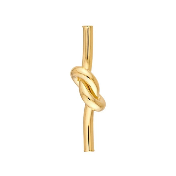 Knotted Tube Earrings