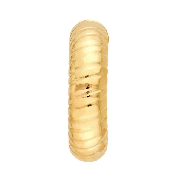 10mm ID Hammered Round Hoop Earrings