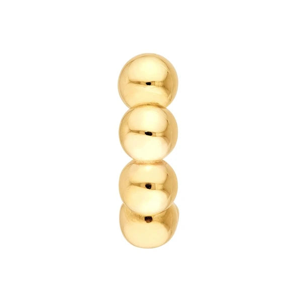 Beaded Huggie Earrings