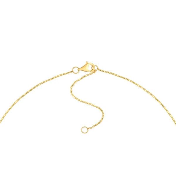 3/8tcw Diamond & Ruby Bezel Station Necklace