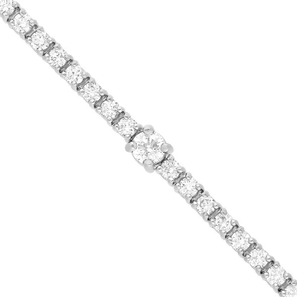 Diamond Station Bracelet (2-1/6tcw)