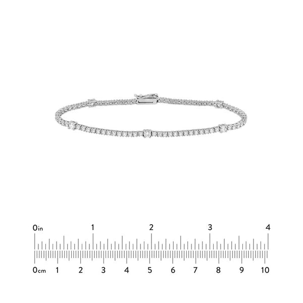 Diamond Station Bracelet (2-1/6tcw)