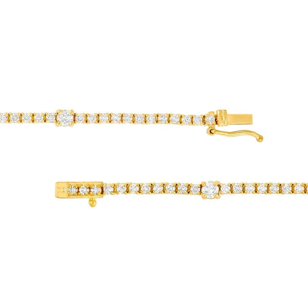 Diamond Station Bracelet (2-1/6tcw)