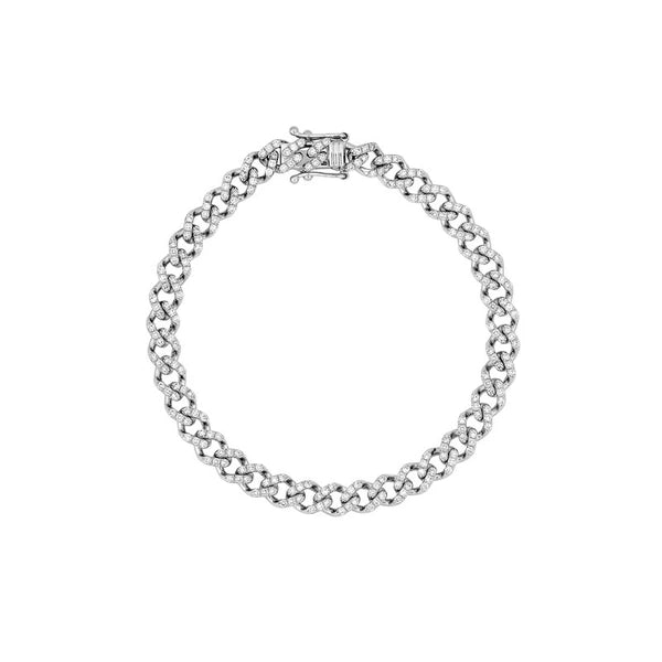 Diamond Curb Link Bracelet (1-7/8tcw)