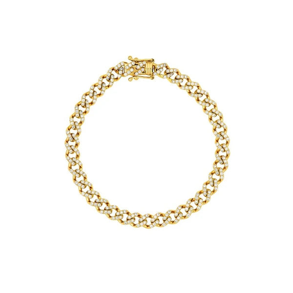 Diamond Curb Link Bracelet (1-7/8tcw)