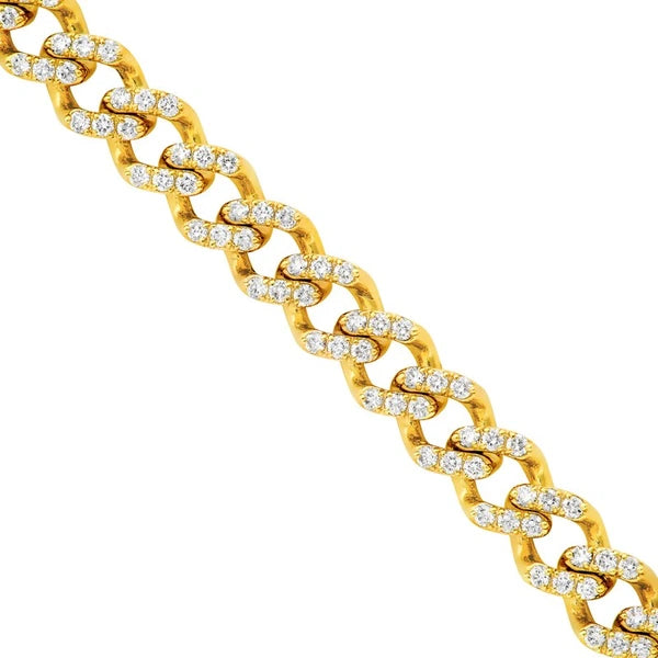 Diamond Curb Link Bracelet (1-7/8tcw)