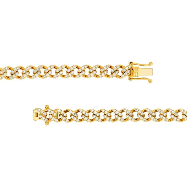 Diamond Curb Link Bracelet (1-7/8tcw)