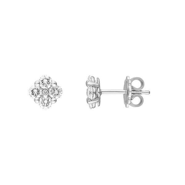 7/8tcw Diamond Stud Earrings