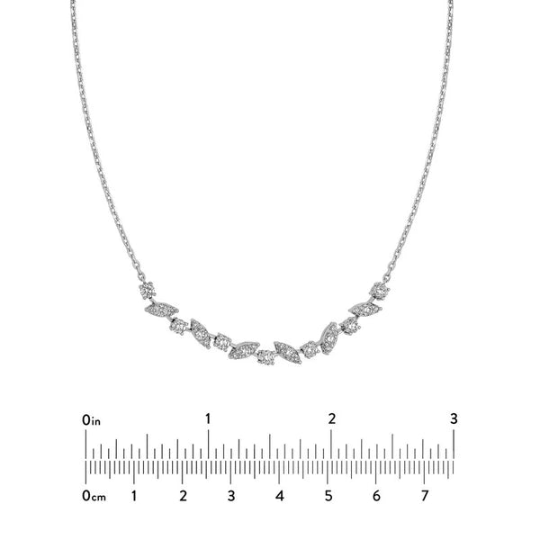 1.0tcw Diamond Center Station Necklace