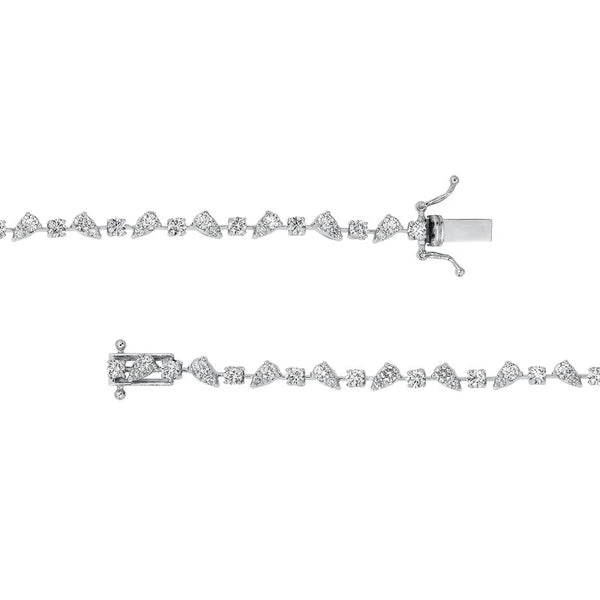 3-1/3tcw Multi Round Diamond Bracelet