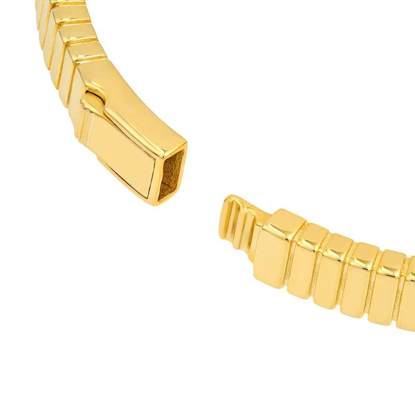 Diamond Fluted Bangle (1/2tcw)
