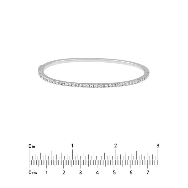 Diamond Half Bangle Bracelet (7/8tcw)