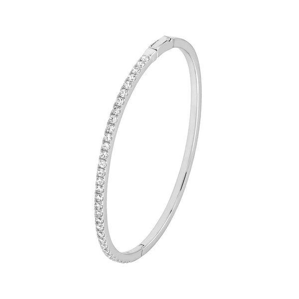 Diamond Half Bangle Bracelet (1-3/8tcw)