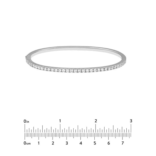 Diamond Half Bangle Bracelet (1-3/8tcw)