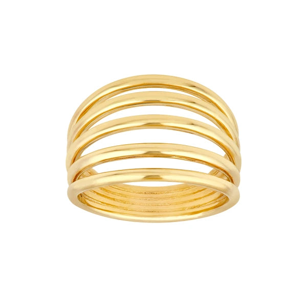 5 Row Cuff Ring