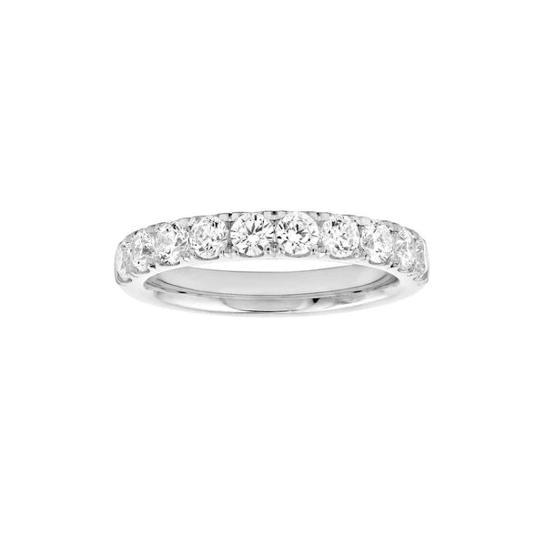 1ct Diamond Half Eternity Band