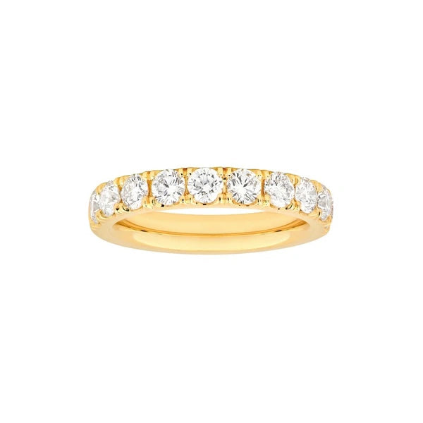1-1/3ct Diamond Half Eternity Band