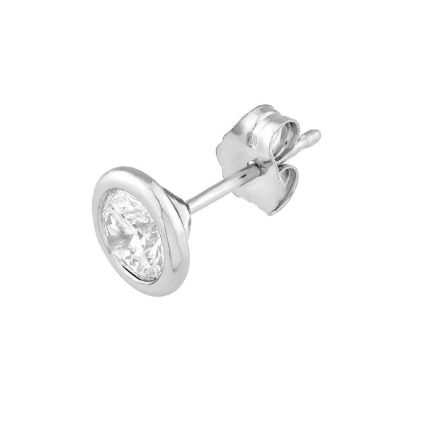 1tcw Diamond Martini Bezel Studs