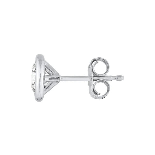 1tcw Diamond Martini Bezel Studs