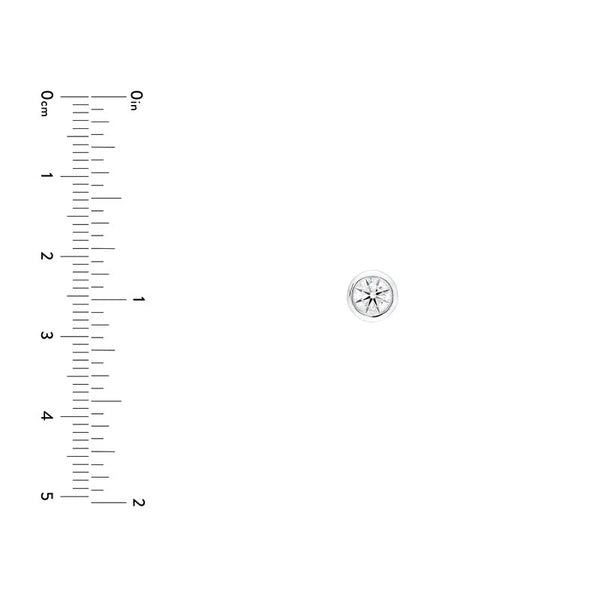 1tcw Diamond Martini Bezel Studs