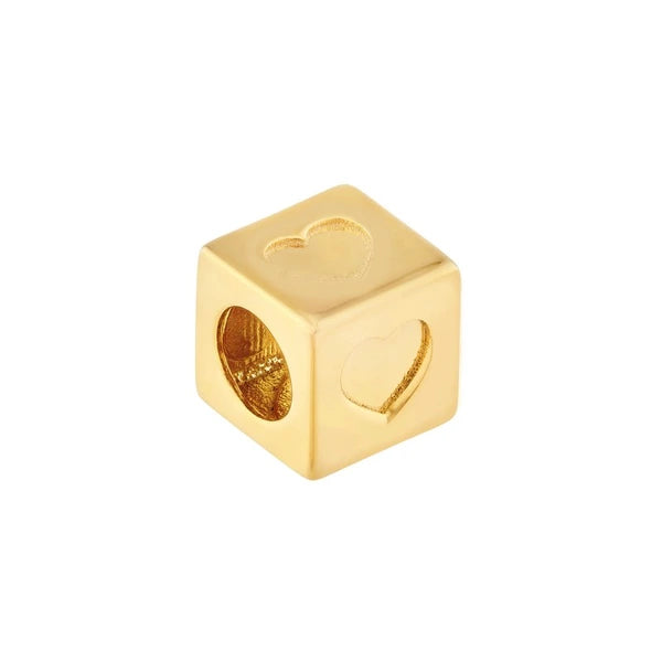 Heart Cube Charm