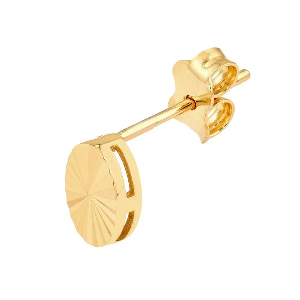 Radiant Oval Stud Earrings