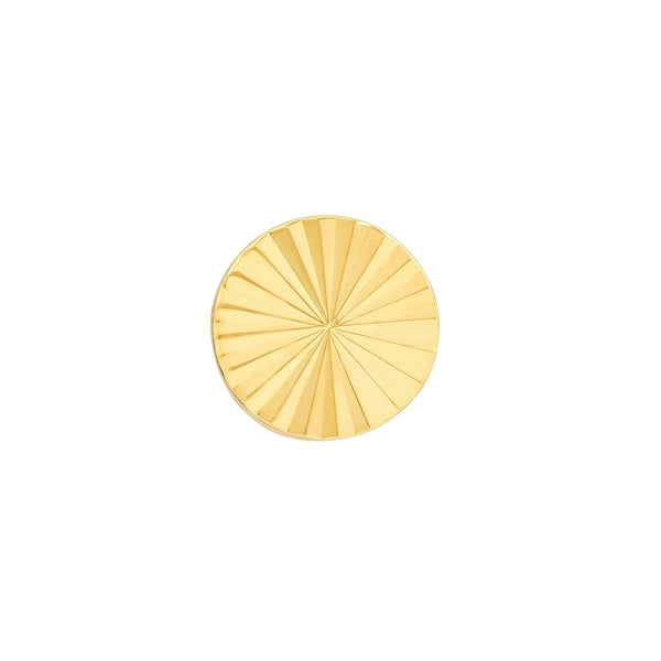 Radiant Round Stud Earrings