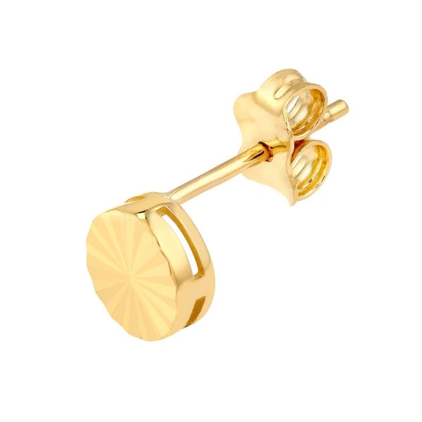 Radiant Round Stud Earrings