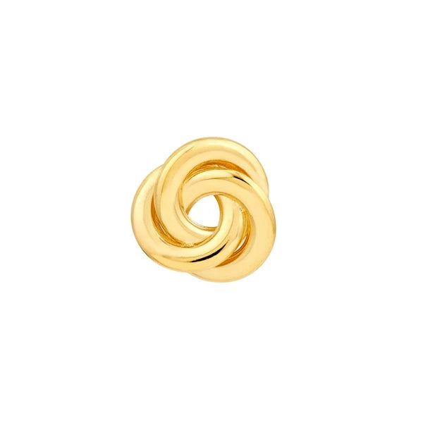 Open Back Love Knot Stud Earrings