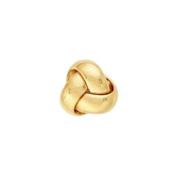 Polished Love Knot Stud Earrings