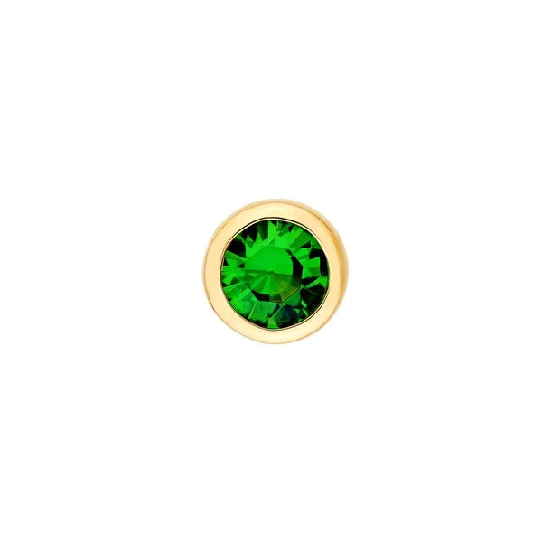 3mm Round Tsavorite Stud Earrings